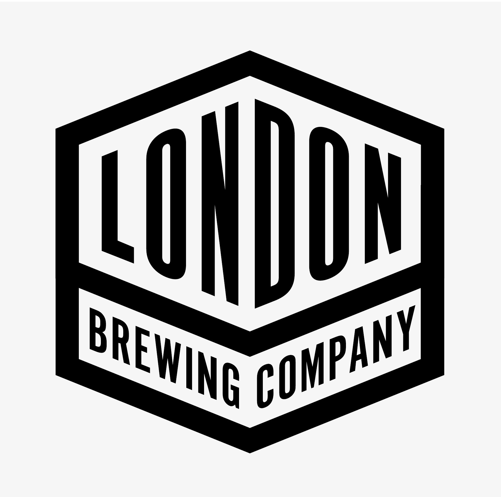 London Brewing Company hexagonal marque